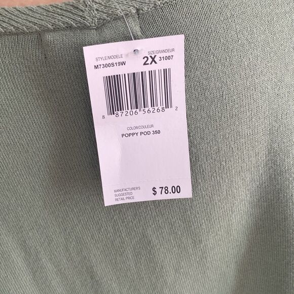 NWT Jeanne Pierre Sweater(size 2X) - Picture 4 of 6